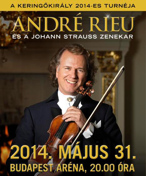André Rieu arénakoncert Budapesten 2014-ben - Jegyek itt!