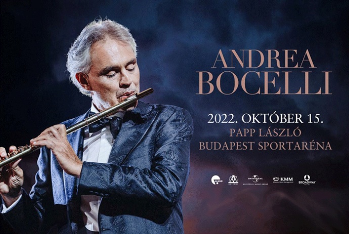 Andrea Bocelli koncert 2022-ben Budapesten a Sportarénában - Jegyvásárlás itt!
