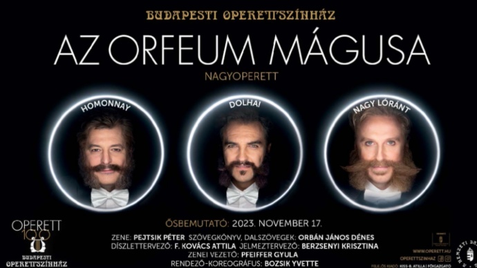 Az Orfeum mágusa a Budapesti Operettszínházban! Jegyek és szereplők itt!