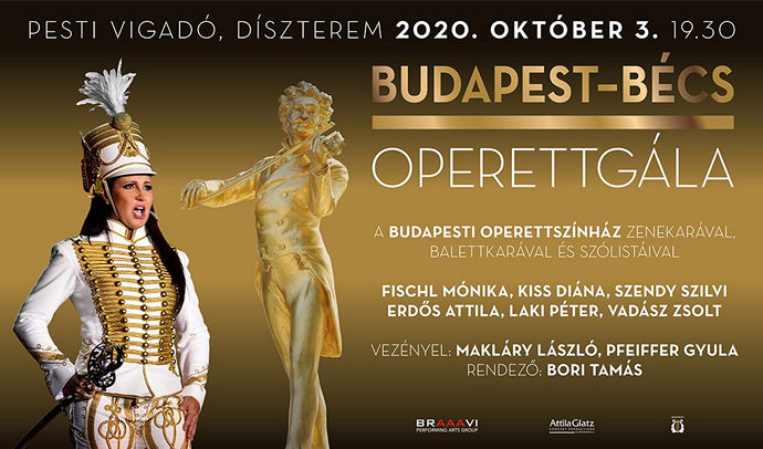 Budapest-Bécs operettgála az Operettszínház sztárjaival - Jegyek itt!