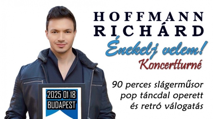 Hoffmann Richárd operett- retro és popsláger koncertje a RAM-ban - Jegyek itt!