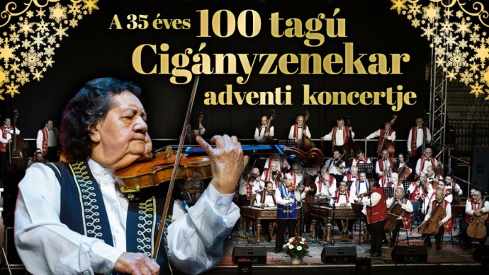 Operettsztárokkal turnézik adventkor a 100 Tagú Cigányzenekar - Jegyek itt!