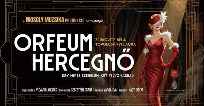 Orfeum hercegnő turné 2026 - Jegyek és helyszínek itt!