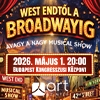 WestEndtől a Broadwayig - musicalkoncert sztátokkal!